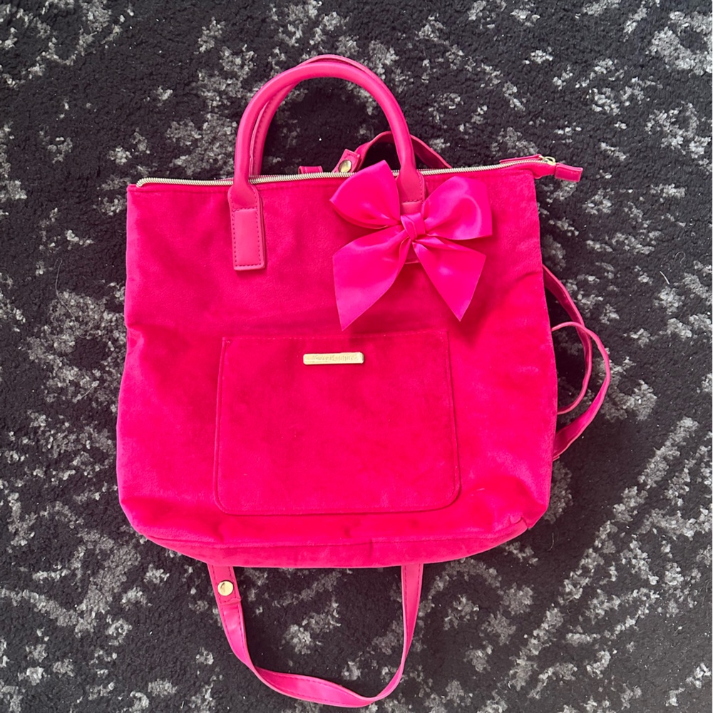 Juicy Couture Velvet Mini Backpack